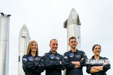 SpaceX 2022 йилда сайёҳларни коинотга чиқариши мумкин