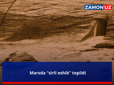 Marsda “sirli eshik” topildi