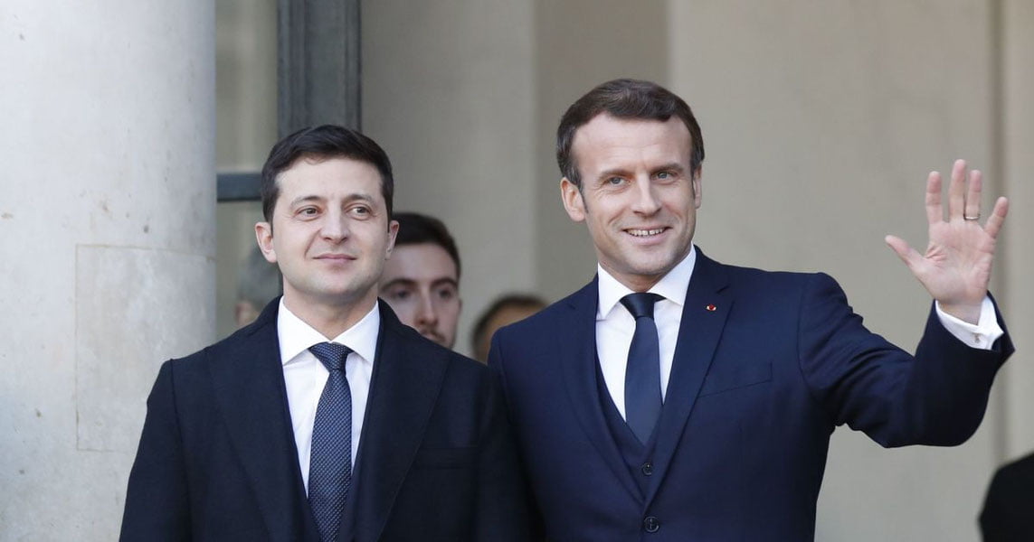 Киевда Зеленский билан Макроннинг учрашуви бўлиб ўтди