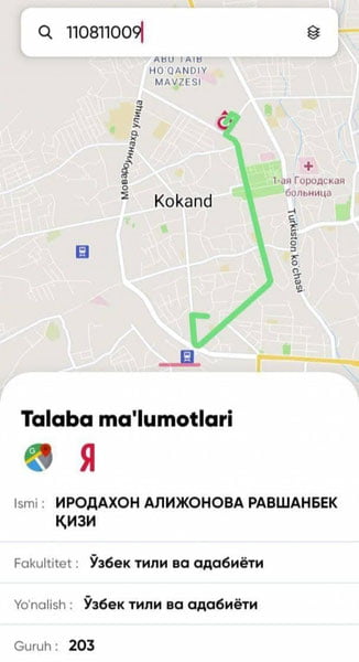 Ижарада турувчи талабаларни тизимли назорат қилувчи мобиль илова яратилди