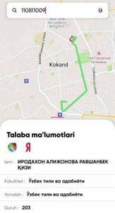 Ижарада турувчи талабаларни тизимли назорат қилувчи мобиль илова яратилди