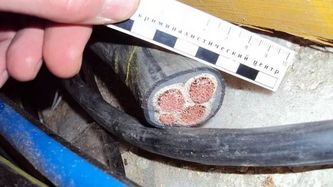 15 млн сўм миқдоридаги қарийб 1000 метрлик кабеллар ўғирланди