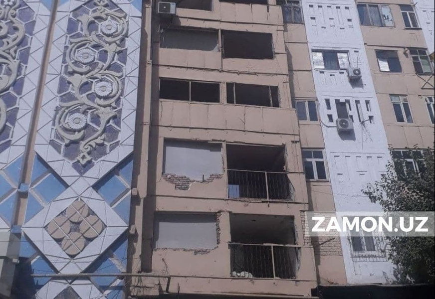 Балконга ғишт териш бинонинг қулашига сабаб бўлиши мумкин