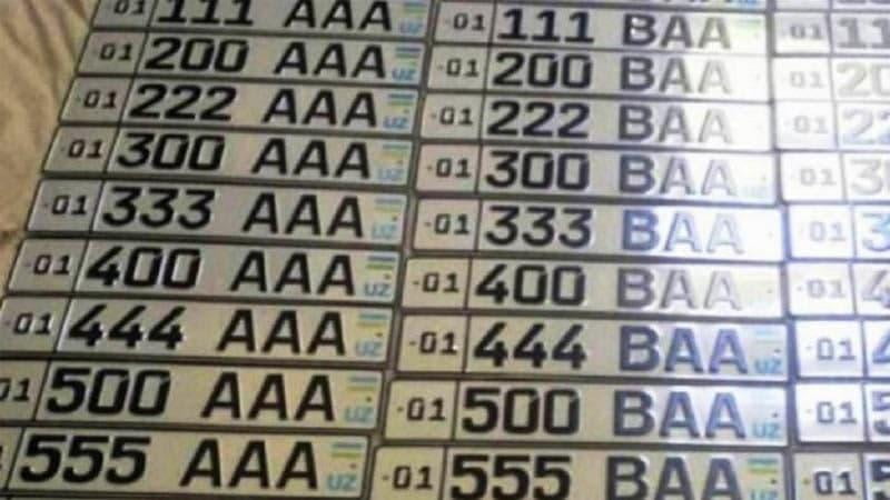 Ўзбекистонда исталган фуқаро UZB, ААА сериали авторақамларни аукцион орқали сотиб олиши мумкинлиги айтилди