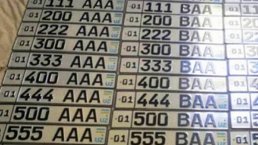 Ўзбекистонда исталган фуқаро UZB, ААА сериали авторақамларни аукцион орқали сотиб олиши мумкинлиги айтилди