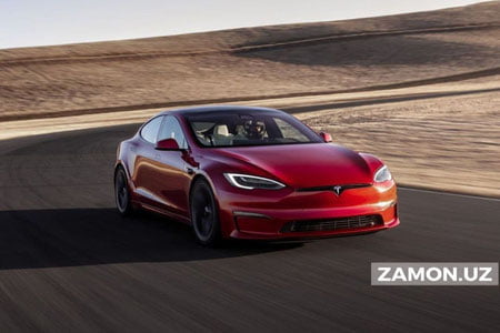 Tesla автомобили тезлик бўйича рекордни янгилади