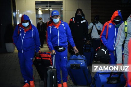 Kuba boks terma jamoasi yurtimizda yetib keldi