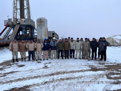 "Ўзбекнефтгаз": Бошқарув раиси бошчилигидаги "Ишчи гуруҳ" аъзолари томонидан Устюрт регионидаги гелогия-қидирув ишлари ҳолати ўрганилди