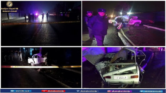 Andijonda farg’onalik haydovchi avtohalokatga uchradi
