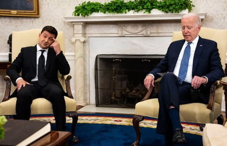 Bayden Putindan so‘ng Zelenskiy bilan gaplashdi