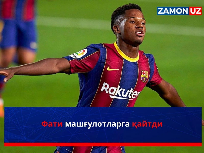 Fati mashg‘ulotlarga qaytdi