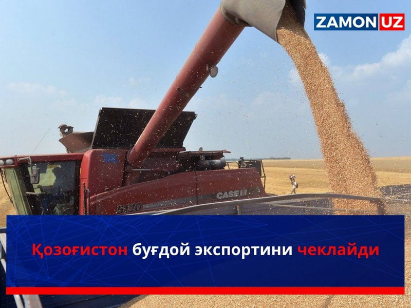 Қозоғистон буғдой экспортини чеклайди