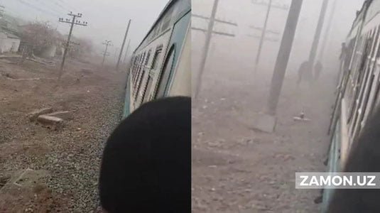 Урганчда аёлни поезд уриб кетди
