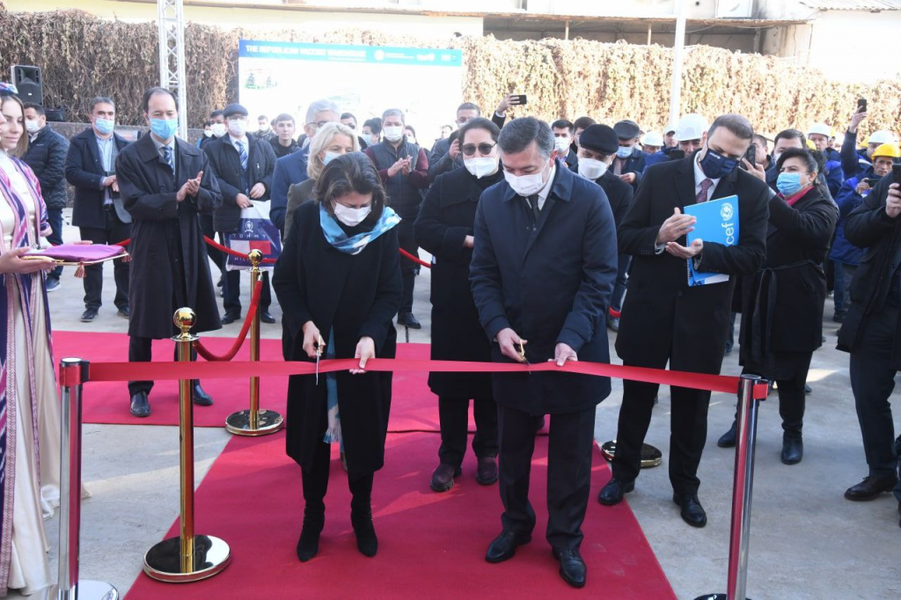 Тошкентда вакциналар сақланадиган омбор фойдаланишга топширилди