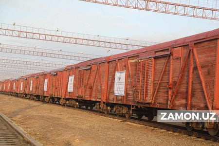 Ўзбекистон Афғонистонга гуманитар ёрдам жўнатди