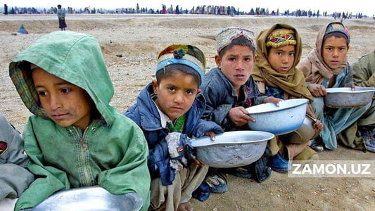 UNICEF қанча афғон болалари очарчиликка дучор бўлганини маълум қилди