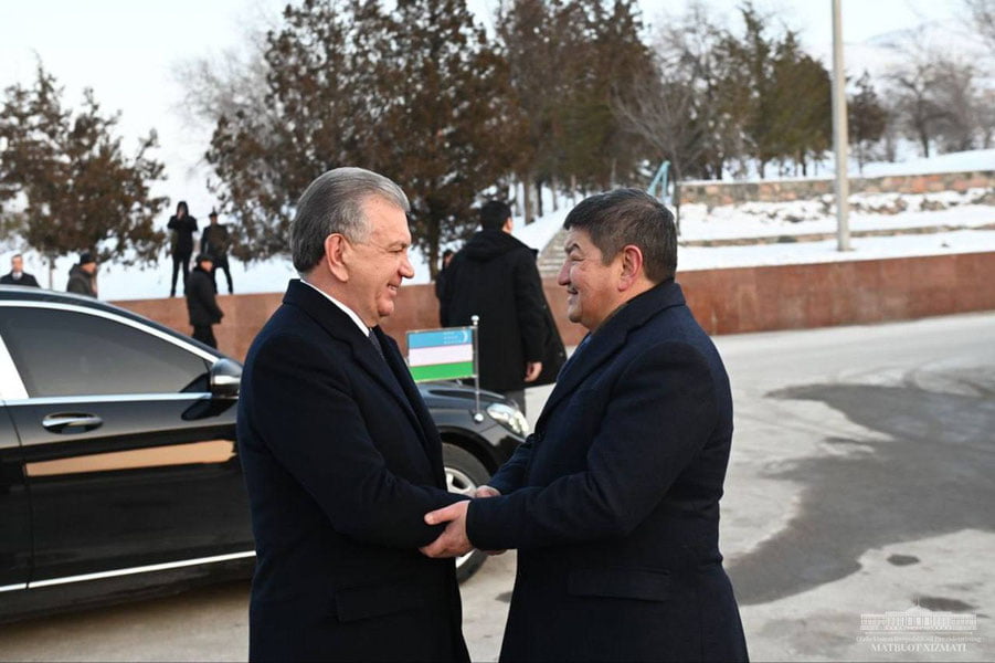 Shavkat Mirziyoyev Bishkekka yetib bordi