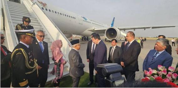 Индонезия вице-президенти Ўзбекистонга беш кунлик ташриф билан келди
