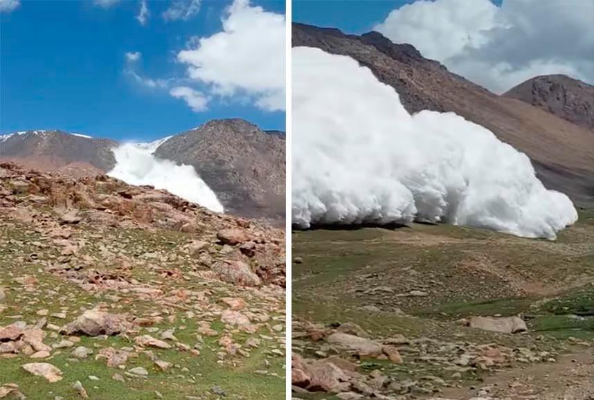 Қирғизистон тоғларида музлик ўпирилди