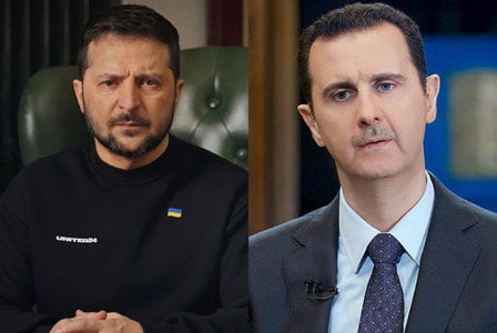 Зеленский Башар Асаддан ўчини олди