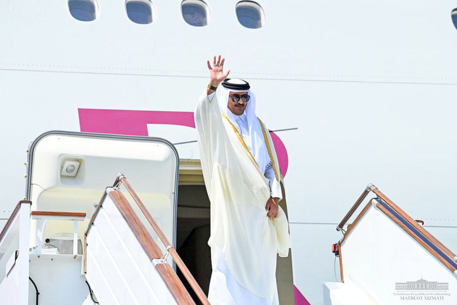 Қатар амирининг Ўзбекистонга давлат ташрифи якунланди