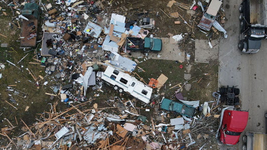 АҚШга яна кучли торнадо зарба берди