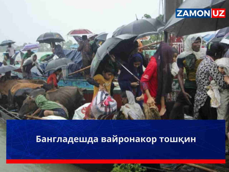 Бангладешда вайронакор тошқин