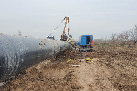 Водийда янги магистраль газ қувури қурилмоқда