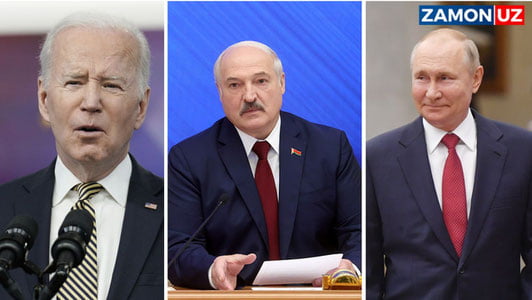 Лукашенко Путин ва Байден ўртасида учрашув ташкил қилмоқчи
