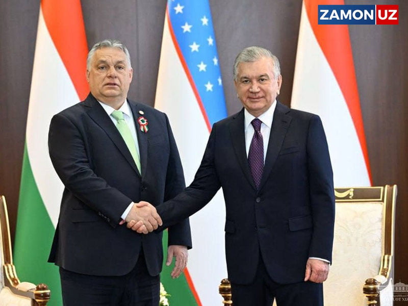 Президент Туркияда Венгрия бош вазири билан учрашув ўтказди