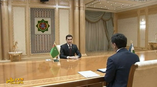 Бахтиёр Саидов Туркманистон президенти билан учрашди