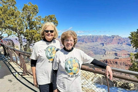 80 ёшли дугоналар дунё бўйлаб 80 кунлик саёҳатга чиқишди — фото