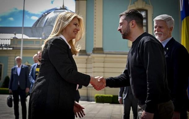 Чехия ва Словакия раҳбарлари Украинага келди