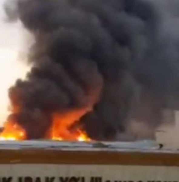 Қўқондаги савдо комлексида катта ёнғин чиқди