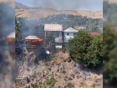 Бўстонлиқдаги дачалардан бирида ёнғин чиқди