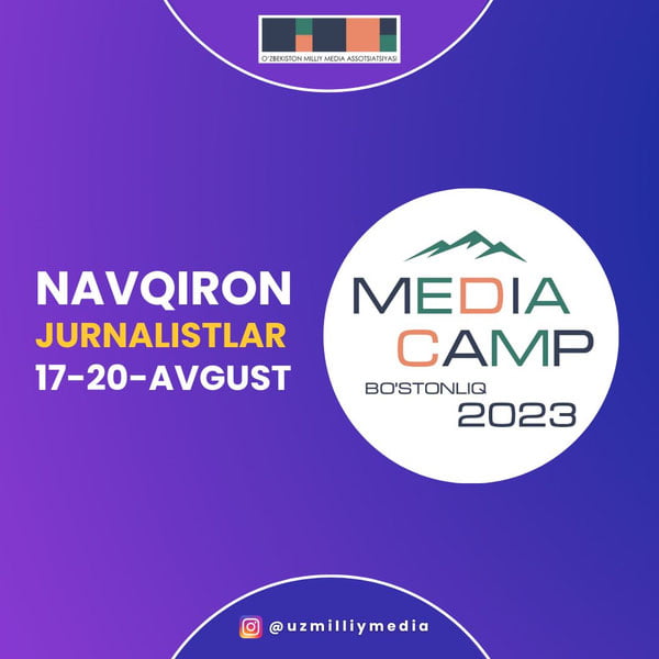 Jurnalistlarga “Yangi kreativ maydon” yaratildi