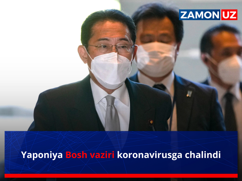 Yaponiya Bosh vaziri koronavirusga chalindi