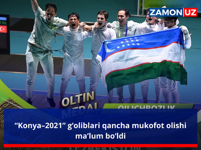 “Конья–2021” ғолиблари қанча мукофот олиши маълум бўлди