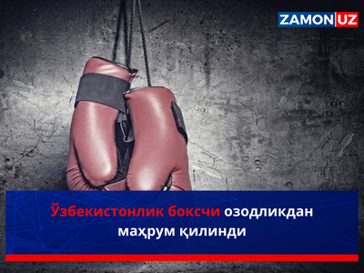 Ўзбекистонлик боксчи озодликдан маҳрум қилинди