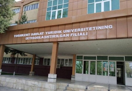 Yuridik universitetining Ixtisoslashtirilgan filiali tugatiladi