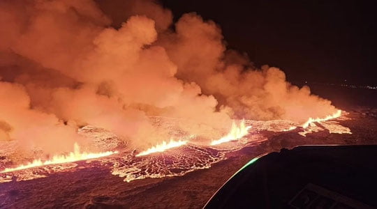 Исландияда узоқ кутилган вулқон отилди