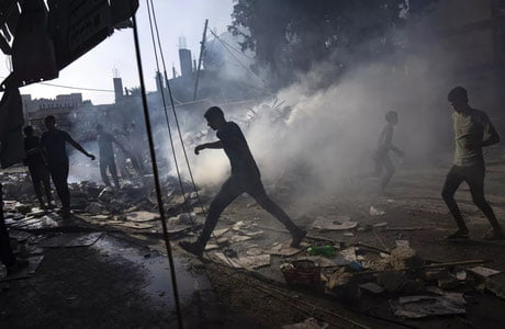 Ғазодаги “Ал-Амал” шифохонаси ўққа тутилди