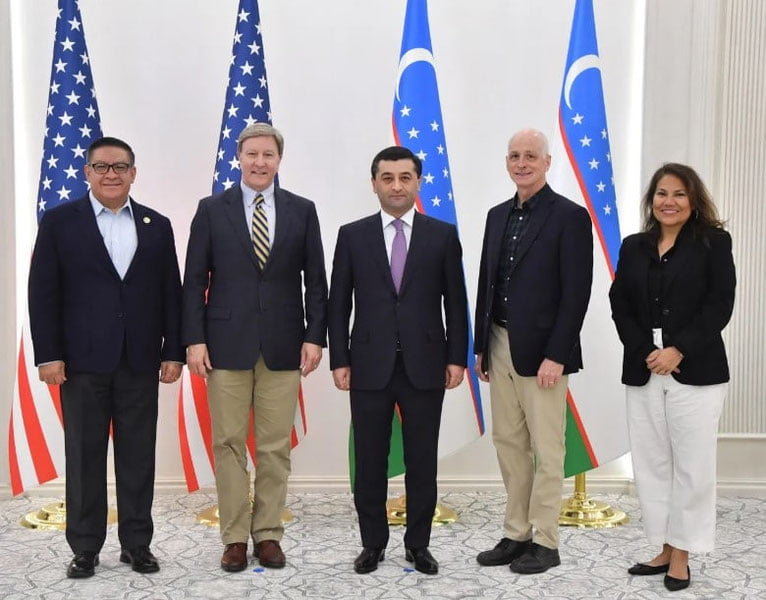 Baxtiyor Saidov AQSH Vakillar palatasi delegatsiyasini qabul qildi