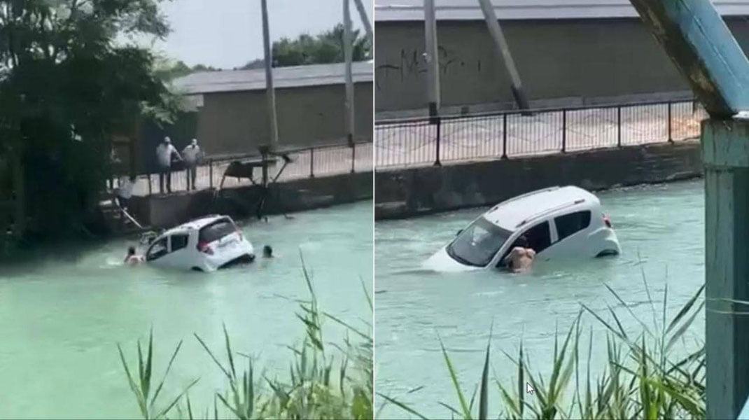 Chirchiqda Spark daryoga tushib, oqib ketdi