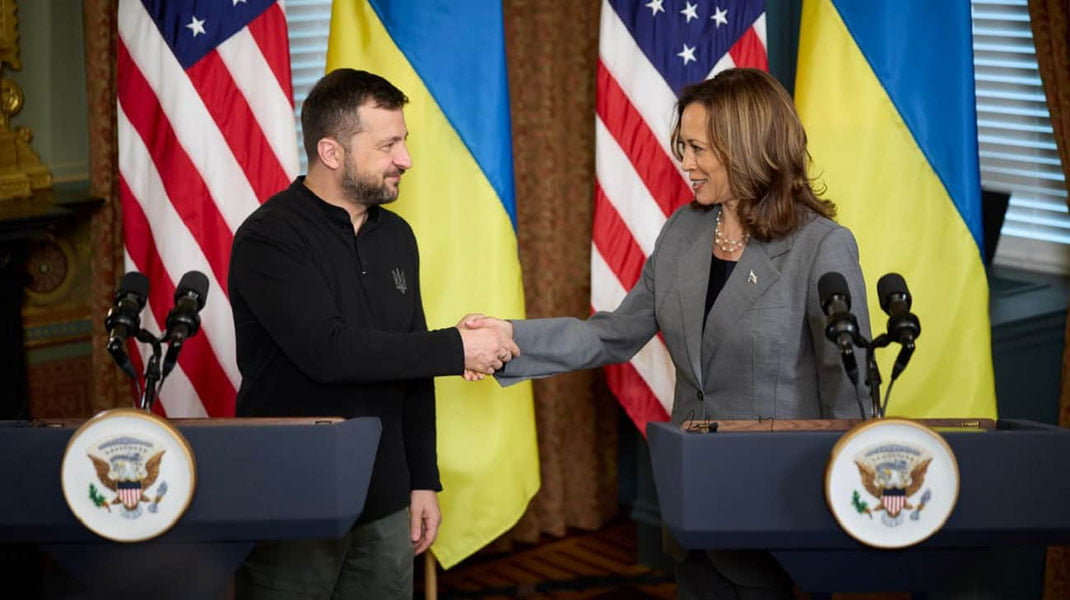 Kamala Harris va Zelenskiy qo‘shma brifing o‘tkazdi