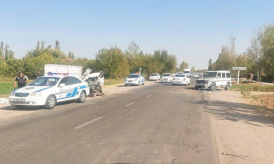 Qashqadaryoda Mercedes-Benz va Labo to‘qnashdi