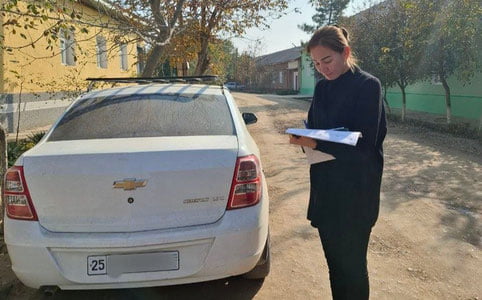 Elektrdan noqonuniy foydalangan fuqaroning mashinasi xatlandi