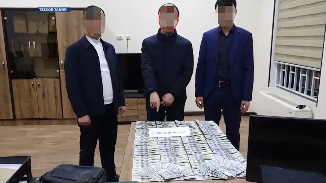 Toshkentda prokuratura xodimi pora bilan ushlandi