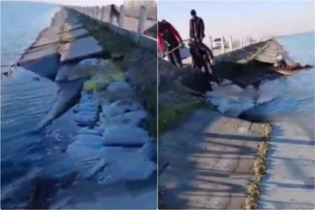 Oqdaryo suv omborida yoriqlar paydo bo‘lgani rad etildi