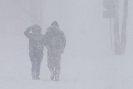 Сахалин оролида кучли қор циклони кузатилмоқда